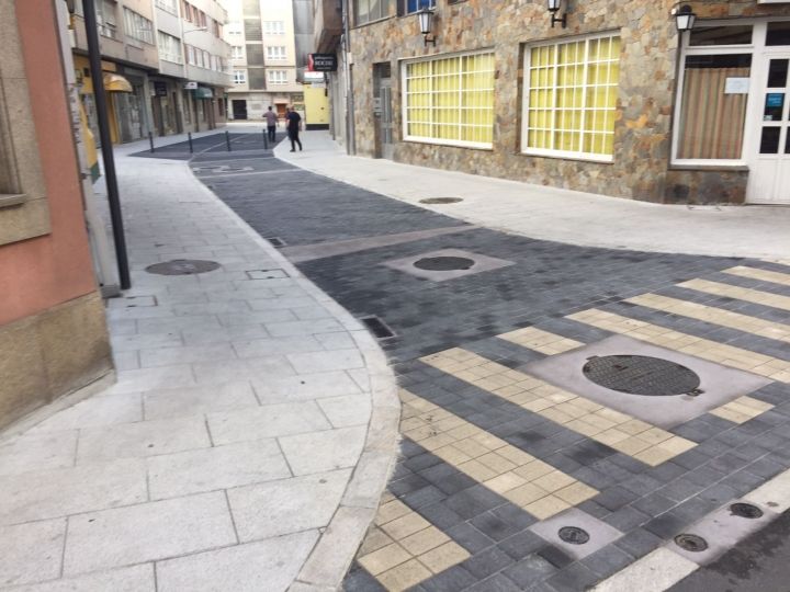 Renovación de redes y pavimentaciones en la calle del Río y en la 1ª travesía de la calle obra.