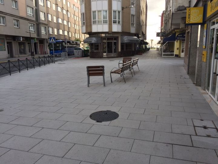 Renovación de redes y pavimentaciones en la calle del Río y en la 1ª travesía de la calle obra.