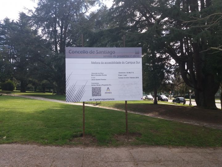 Mejora de la accesibilidad del campus sur.
