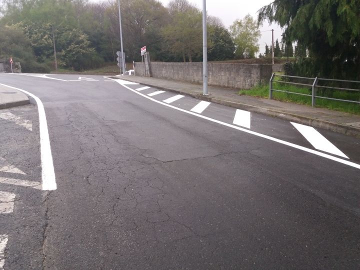 Acondicionamiento y mejora de la seguridad viaria en el PK 20+700 de la EP 7001 en Forcarei.