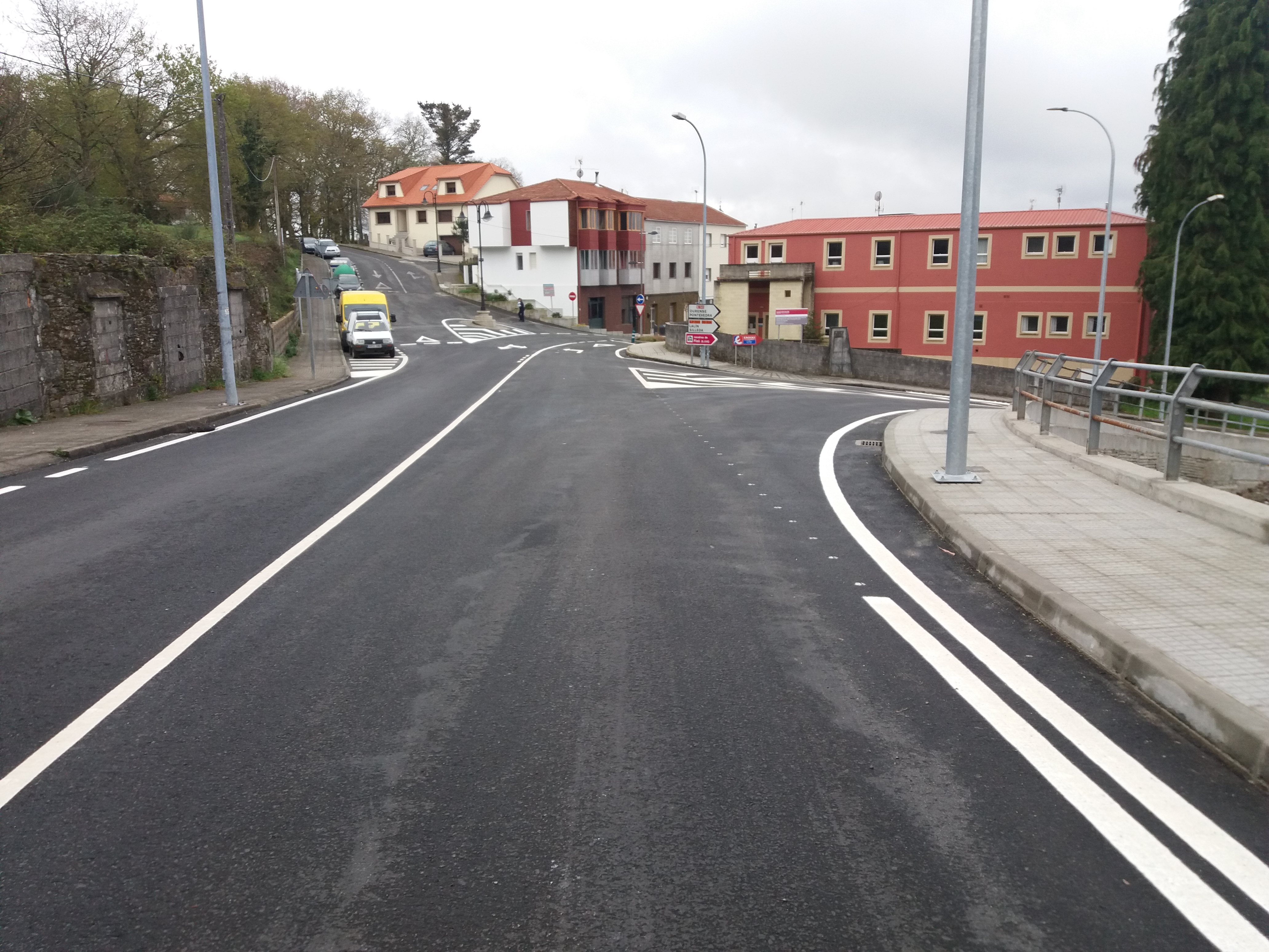 Acondicionamiento y mejora de la seguridad viaria en el PK 20+700 de la EP 7001 en Forcarei.