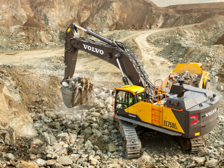 Retro cadenas Volvo EC 750